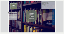 Desktop Screenshot of kemptownbookshop.co.uk
